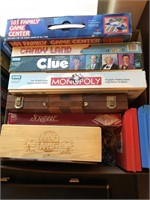 Board Games, Scrabble, Battleship, Clue