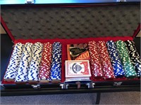 Poker Chips With Case