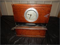 Antique Time Recorders time card Clock