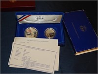 1986 LIberty 90% Silver Proof Commemorative coins