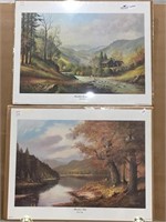2 Prints by Russell May -