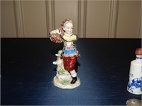 Antique Figurine with Gold Anchor Mark (Chelsea?)