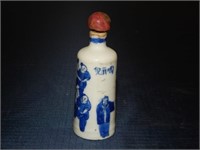Antique Blue & White Chinese Snuff Bottle