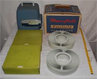 VINTAGE BELL & HOWELL PROJECTOR, MANSFIELD EDITOR