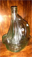 Ship bottle 8 1/4 inches tall