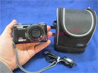 olympus digital camera in case (mdl: VR-320)