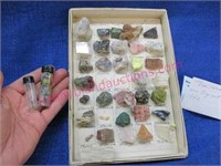 1951 rock collection from colorado in box