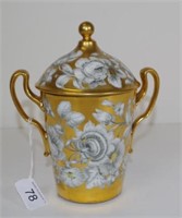 Le Courtille porcelain covered cup