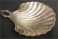 Vintage Sterling Silver Fisher Shell Nut Dish