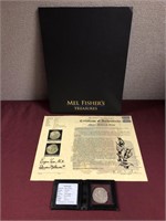 Atocha Shipwreck Coin 8 Reales Mel Fisher with COA
