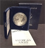 1994 Silver American Proof Eagle with Box & COA