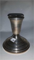 Sterling silver candlestick holder 3.5" tall