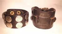 Two leather bracelets