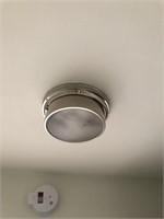 Round silver ceiling lights