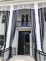 4 Pair of Grand entrance curtains