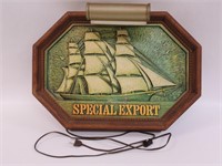 Special Export (Light on) sign