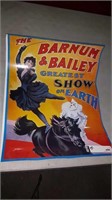 The Barnum & Bailey Greatest Show circus poster