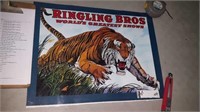 Ringling bros shows circus poster 20" by 15 1/4"