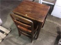 CHILDS DESK WITH CHAIR