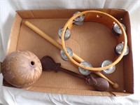 TAMBOURINE, DOUBLE END CASTANET, MORE