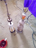TWO CERAMIC LAMPS