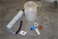 SHRINK WRAP DISPENSER, TAPE GUN. PLASTIC