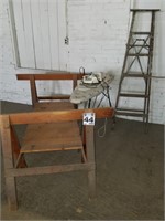 Ironing Board, Irons, Ladders, Sawhorse Table