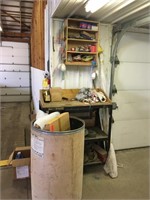 Shelf, Rolling Cart, & Contents