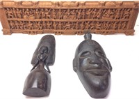 HAND CARVED AFRICAN WOOD SCULPTURES