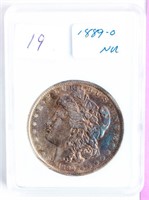 Coin 1889-O  Morgan Silver Dollar Extra Fine