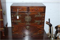 Chinese Small Cabinet 2 drawer over 2 doors 19"t