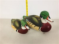 pair of duck ornaments