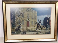 framed print- Paul Revere