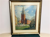 framed print- Old North Church