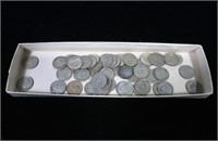 51- Roosevelt dimes, 90% silver
