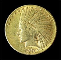 1910-D $10 Gold Indian Eagle