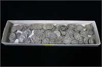 119- Mercury dimes, 90% silver