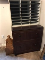 2 Drawer Lateral File with organizing