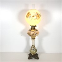 Hand Painted Victorian Style Parlor Lamp