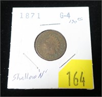 1871 Indian Head cent