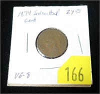 1874 Indian Head cent