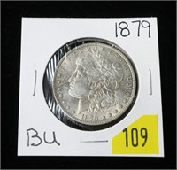 1879 Morgan dollar, BU