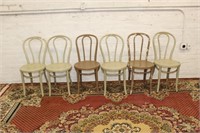 6pc Bentwood Chairs