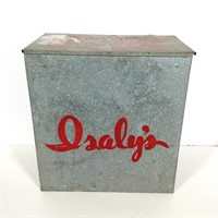 Isaly Galvanized Milk Box