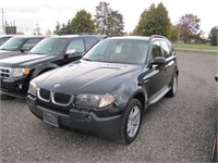 2005 BMW X3 2.5L 230700 KMS