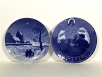 1916 Copenhagen &1926 B&G Christmas Plates