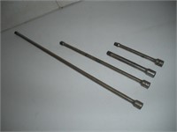 4 Snap On 3/8" Extensions 2-5 3/4", 12", 20"