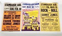 3 Youngstown Stambaugh Auditorium Posters 1950s
