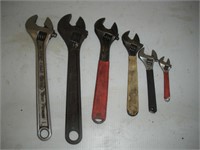 6 Crescent Wrenches