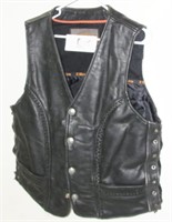 Leather Biker UNIK Ultra Vest XL